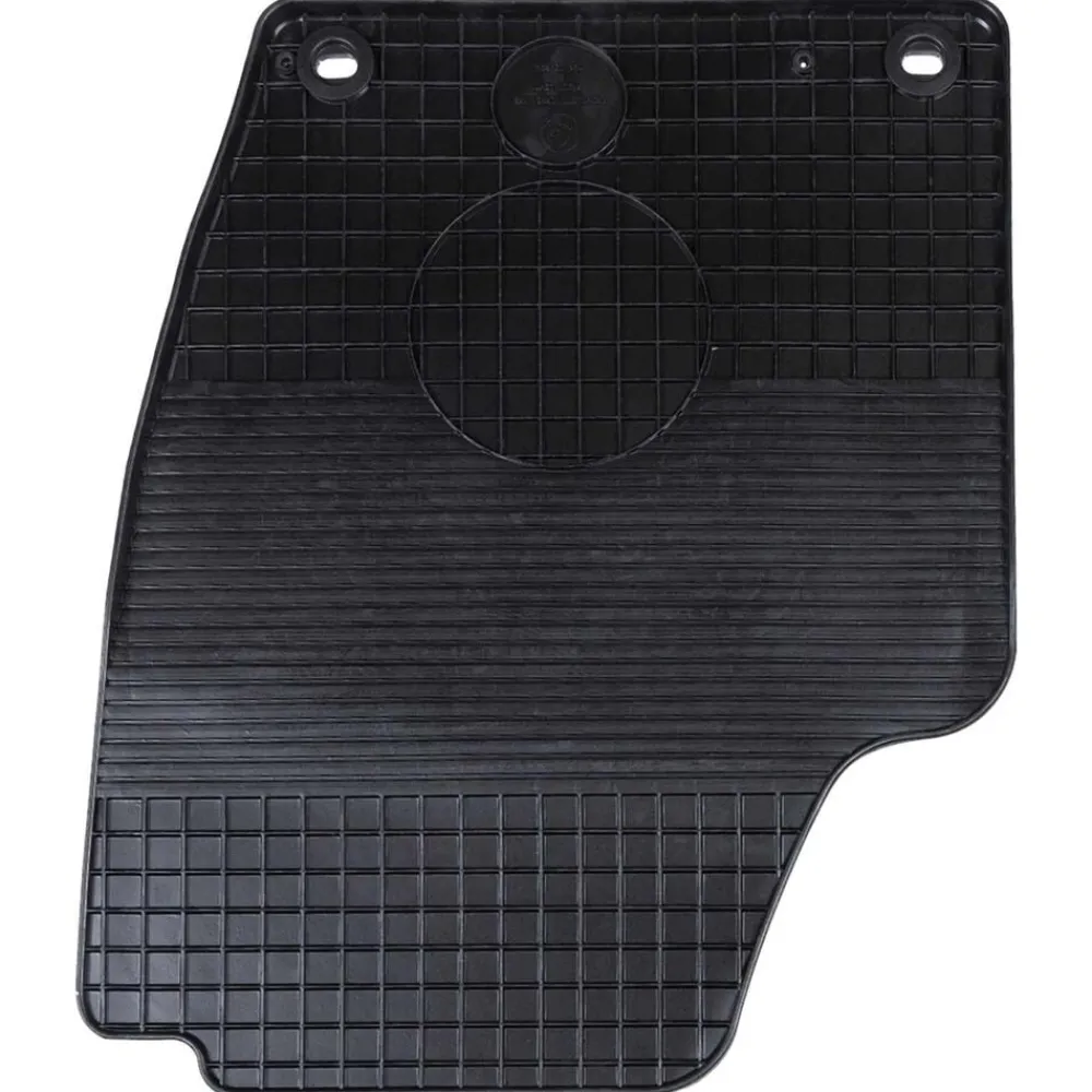 Pièces Détachées Pour Véhicules-vidaXL Tapis de voiture 4 pcs Noir adapté pour VW POLO 2001-2009 NS