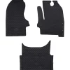 vidaXL Tapis de voiture 3 pcs Noir adapté pour Iveco DAILY 2014-