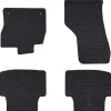 Pièces Détachées Pour Véhicules-vidaXL Tapis de voiture 4 pcs Noir Caoutchouc