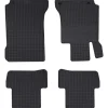 vidaXL Tapis de voiture 4 pcs Noir Caoutchouc