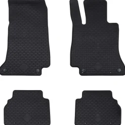 Pièces Détachées Pour Véhicules-vidaXL Tapis de voiture 4 pcs Noir Caoutchouc