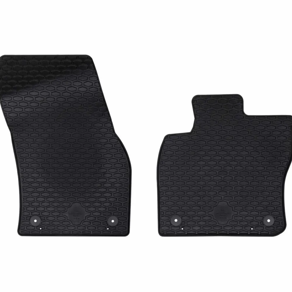 vidaXL Tapis de voiture 2 pcs Noir Adapté pour VW CADDY 2020-