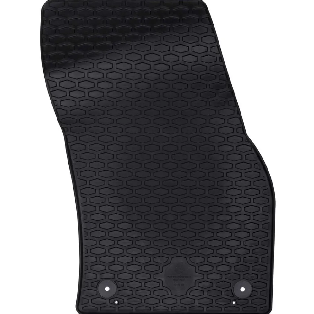 vidaXL Tapis de voiture 2 pcs Noir Adapté pour VW CADDY 2020-
