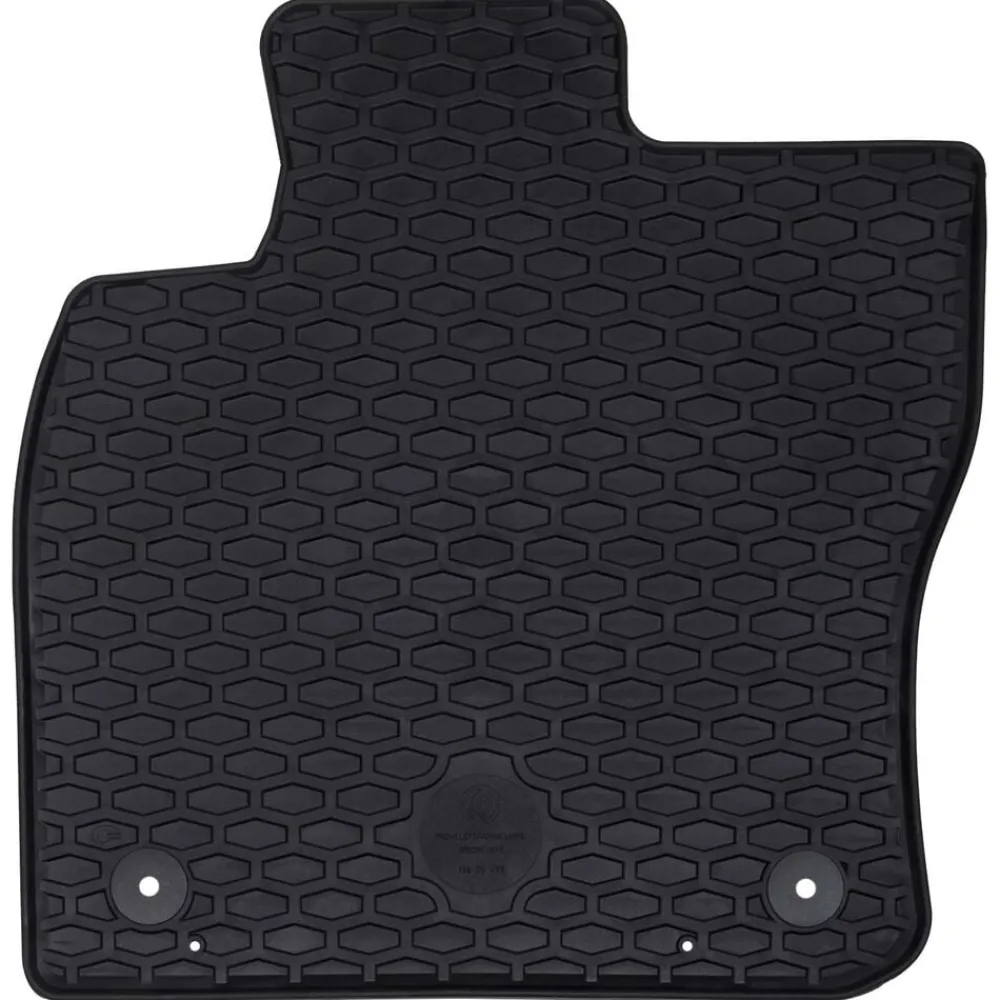 vidaXL Tapis de voiture 2 pcs Noir Adapté pour VW CADDY 2020-