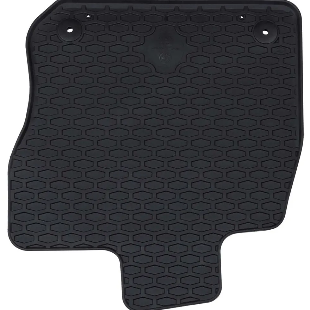 vidaXL Tapis de voiture 4 pcs Noir Caoutchouc