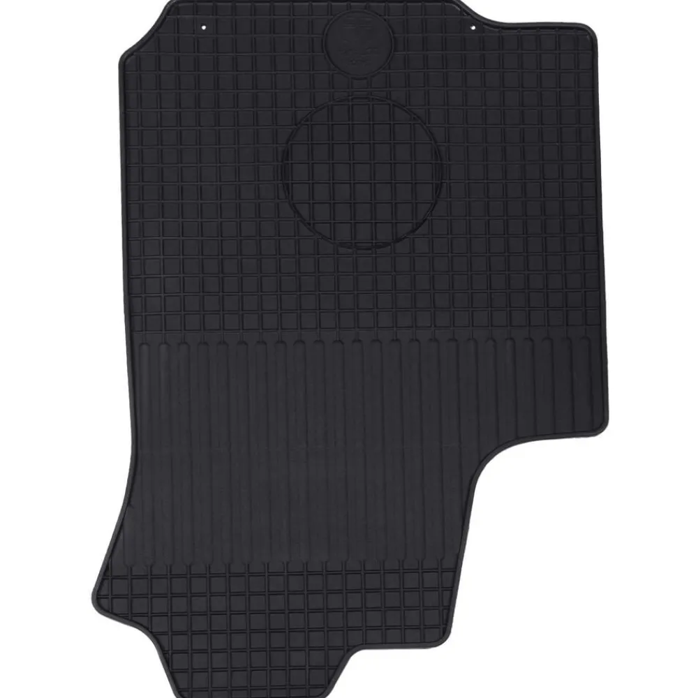 vidaXL Tapis de voiture 4 pcs Noir Caoutchouc