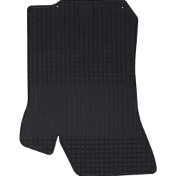 vidaXL Tapis de voiture 4 pcs Noir Caoutchouc