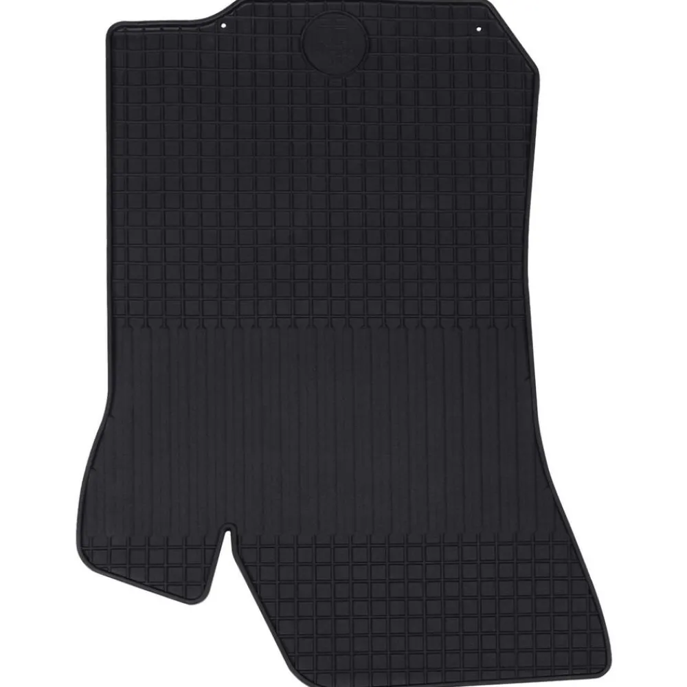 vidaXL Tapis de voiture 4 pcs Noir Caoutchouc