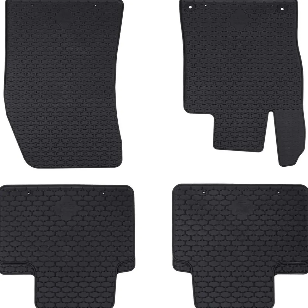 Pièces Détachées Pour Véhicules-vidaXL Tapis de voiture 4 pcs Noir Compatible avec 308 SW 2021-
