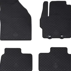 Pièces Détachées Pour Véhicules-vidaXL Tapis de voiture 4 pcs Noir Convient pour Toyota AYGO X 2022-