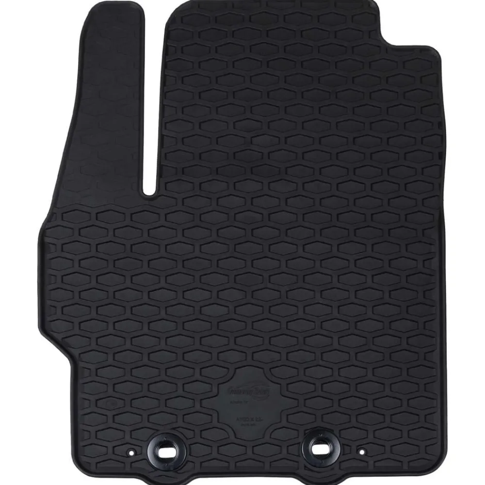 Pièces Détachées Pour Véhicules-vidaXL Tapis de voiture 4 pcs Noir Convient pour Toyota AYGO X 2022-