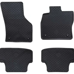 Pièces Détachées Pour Véhicules-vidaXL Tapis de voiture 4 pcs Noir compatible avec Audi A3 2012-2020