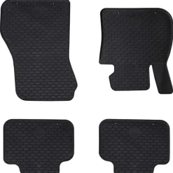 Pièces Détachées Pour Véhicules-vidaXL Tapis de voiture 4 pcs Noir adapté pour BMW 1er 2017-