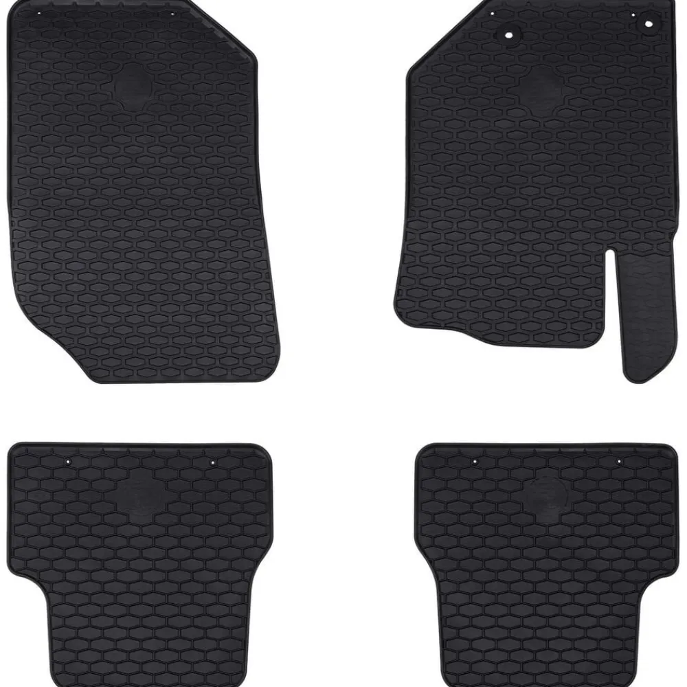 Pièces Détachées Pour Véhicules-vidaXL Tapis de voiture 4 pcs Noir adapté pour DS3 2019- Caoutchouc