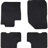 vidaXL Tapis de voiture 4 pcs Noir Adapté pour DACIA DUSTER 2010-2017