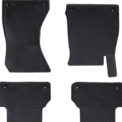 Pièces Détachées Pour Véhicules-vidaXL Tapis de voiture 4 pcs Noir Caoutchouc