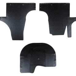 vidaXL Tapis de voiture 3 pcs Noir Adapté pour VW T5 2010-2015