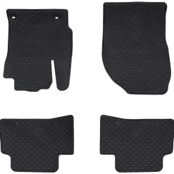 Pièces Détachées Pour Véhicules-vidaXL Tapis de voiture 4 pcs Noir Caoutchouc