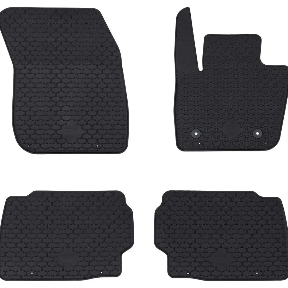 Pièces Détachées Pour Véhicules-vidaXL Tapis de voiture 4 pcs Noir adapté pour Ford MONDEO 2014-