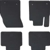 Pièces Détachées Pour Véhicules-vidaXL Tapis de voiture 4 pcs Noir Caoutchouc