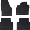 vidaXL Tapis de voiture 4 pcs Noir adapté pour KAMIQ 2019- Caoutchouc