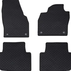 vidaXL Tapis de voiture 4 pcs Noir adapté pour KAMIQ 2019- Caoutchouc