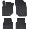 vidaXL Tapis de voiture 4 pcs Noir Convient pour C4 2021- Caoutchouc