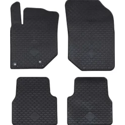 vidaXL Tapis de voiture 4 pcs Noir Convient pour C4 2021- Caoutchouc
