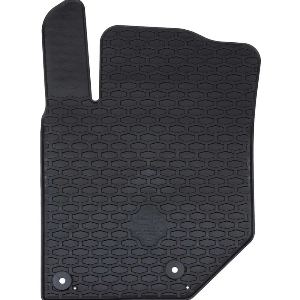 vidaXL Tapis de voiture 4 pcs Noir Convient pour C4 2021- Caoutchouc