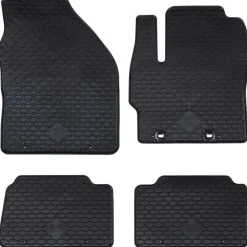 Pièces Détachées Pour Véhicules-vidaXL Tapis de voiture 4 pcs Noir Compatible avec Toyota YARIS 2020-