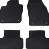 vidaXL Tapis de voiture 4 pcs Noir Adapté pour VW T-CROSS 2019-