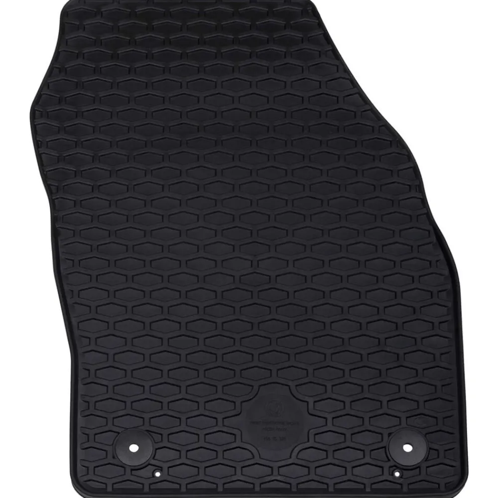 vidaXL Tapis de voiture 4 pcs Noir Adapté pour VW T-CROSS 2019-