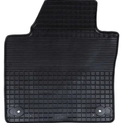 vidaXL Tapis de voiture 4 pcs Noir Caoutchouc