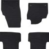 Pièces Détachées Pour Véhicules-vidaXL Tapis de voiture 4 pcs Noir compatible avec VW POLO 2021-