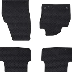 Pièces Détachées Pour Véhicules-vidaXL Tapis de voiture 4 pcs Noir compatible avec VW POLO 2021-