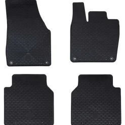 vidaXL Tapis de voiture 4 pcs Noir Convient pour VW ID.7 2023-