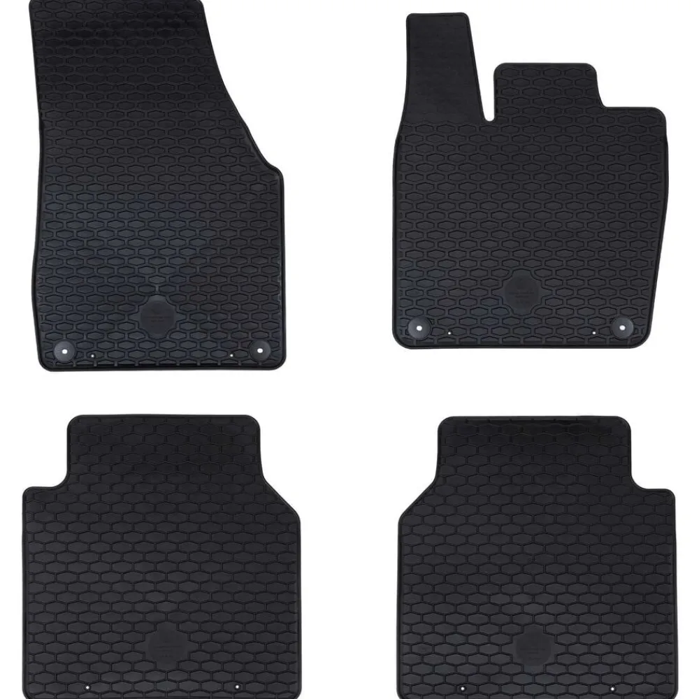 vidaXL Tapis de voiture 4 pcs Noir Convient pour VW ID.7 2023-