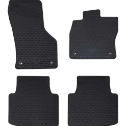vidaXL Tapis de voiture 4 pcs Noir adapté pour VW Arteon 2017- 4D Aft