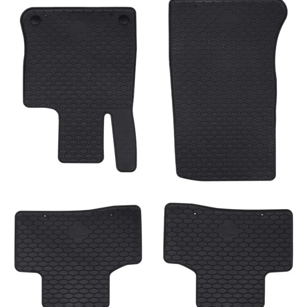 Pièces Détachées Pour Véhicules-vidaXL Tapis de voiture 4 pcs Noir adapté pour GLC 2023- Caoutchouc