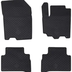 Pièces Détachées Pour Véhicules-vidaXL Tapis de voiture 4 pcs Noir Compatible avec Suzuki VITARA 2015-