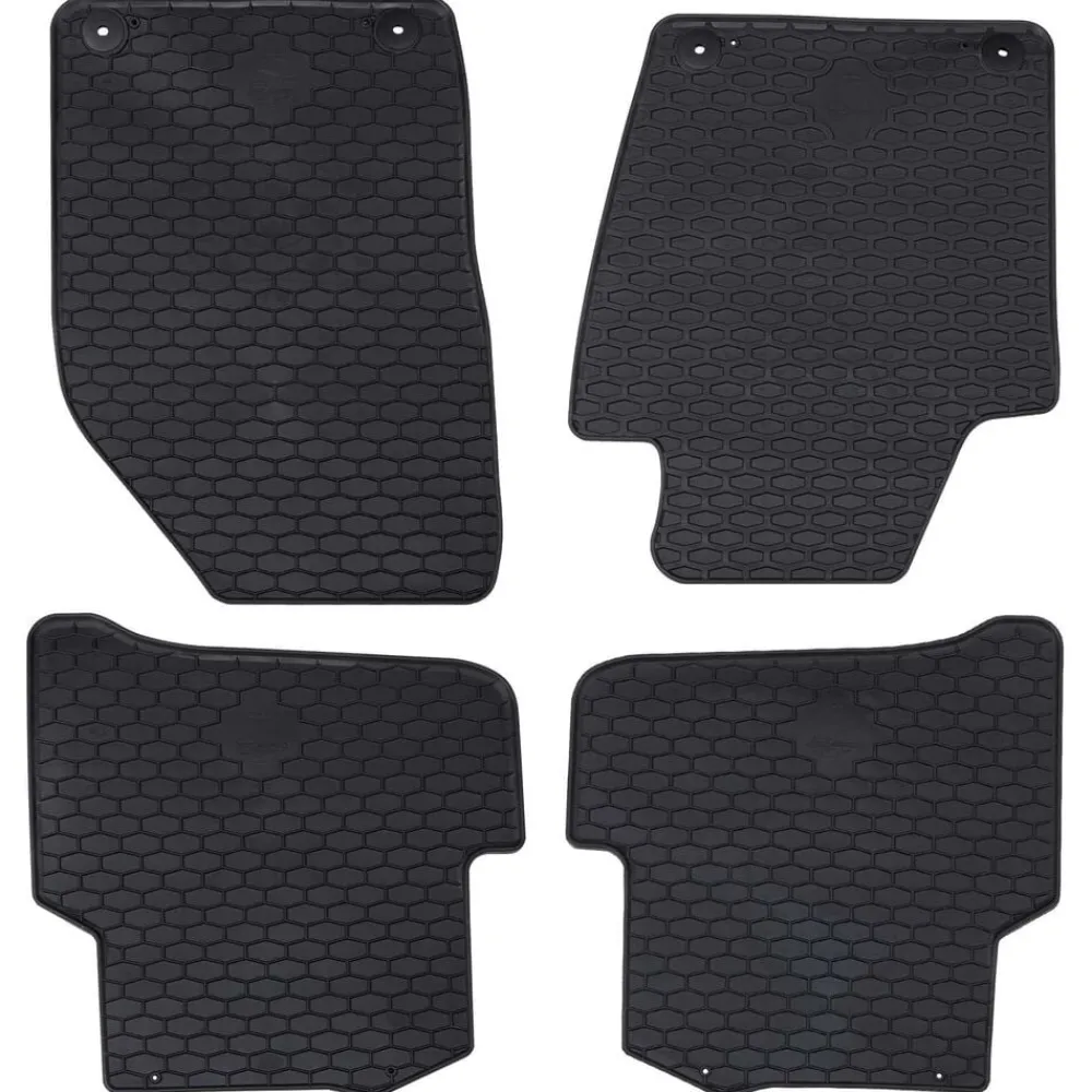 vidaXL Tapis de voiture 4 pcs Noir suitable for FABIA III 2014-2022