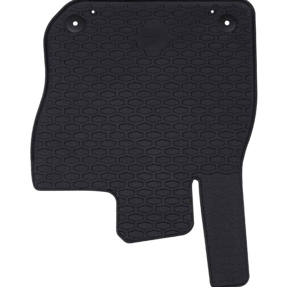 vidaXL Tapis de voiture 4 pcs Noir Caoutchouc