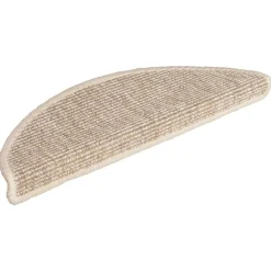 vidaXL Tapis d'escalier 15 pièces 56 x 17 x 3 cm Demi-rond