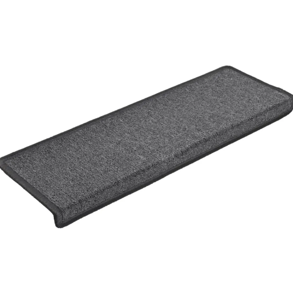 vidaXL Tapis d'escalier 15 pièces 65 x 21 x 4 cm Bord rectangulaire