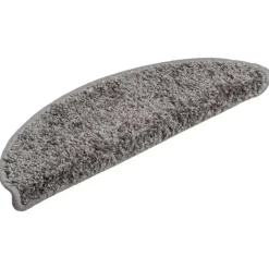 vidaXL Tapis d'escalier 15 pièces 56 x 17 x 3 cm Demi-rond