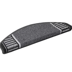 Produits Ménagers-vidaXL Tapis d'escalier auto-adhésifs 15 pcs 65 x 21 x 4 cm Anthracite
