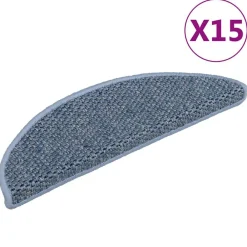 vidaXL Tapis d'escalier autocollants 15 pcs 56x17x3 cm