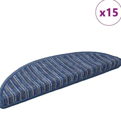 vidaXL Tapis d'escalier auto-adhésifs 15 pcs 56 x 17 x 3 cm