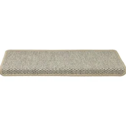 Produits Ménagers-vidaXL Tapis d'escalier autocollants aspect sisal 15 pcs 65x21x4 cm Vert clair