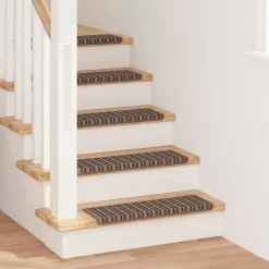 vidaXL Tapis d'escalier auto-adhésifs 15 pcs 65 x 21 x 4 cm